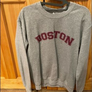 cute boston crewneck
